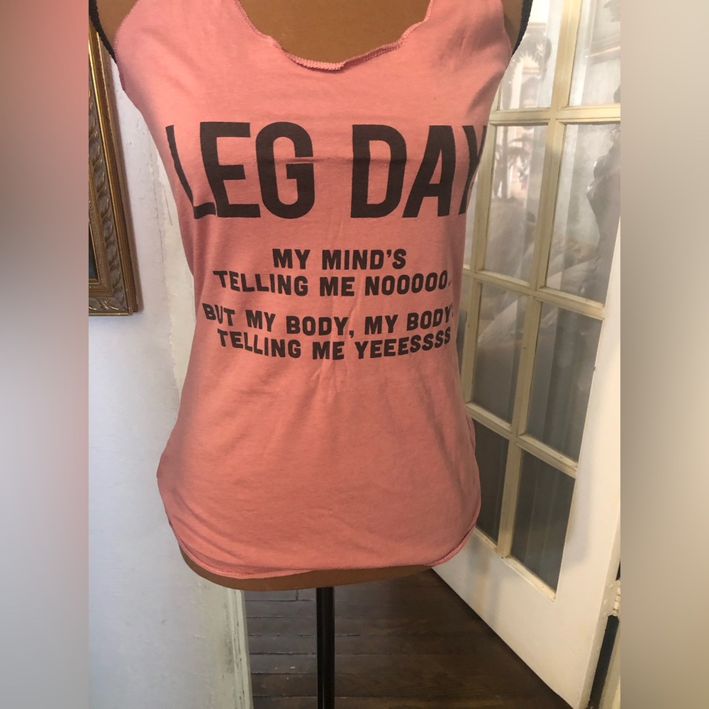 Pink tank top size S